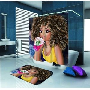 Shower curtain set